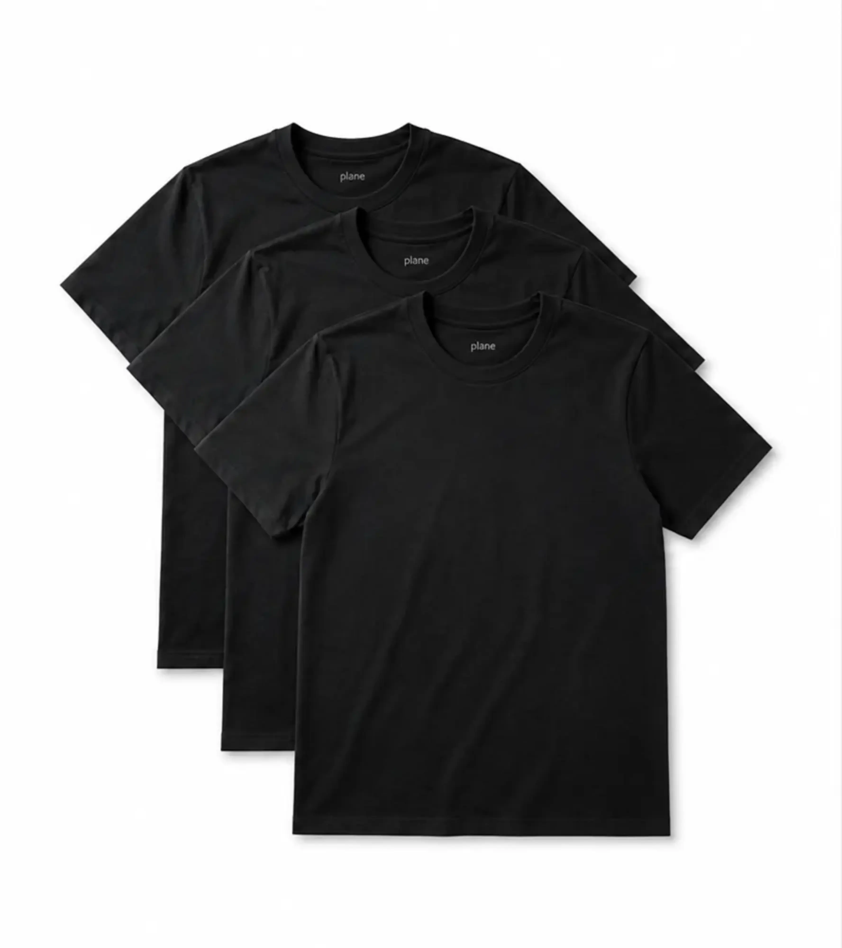 Base Tee — 3 Pack in Terminal Black