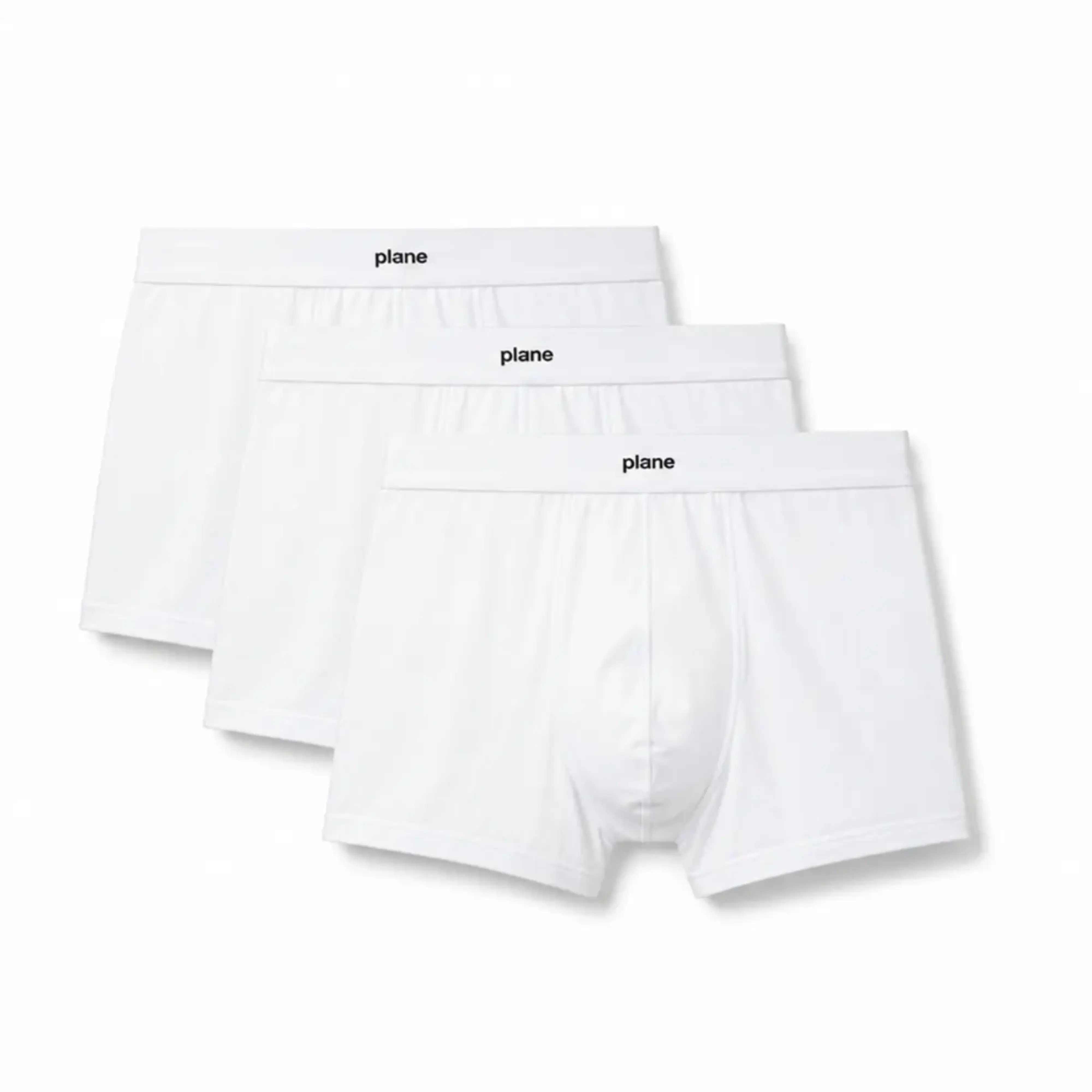 Boxer Brief — 3 Pack in Plane White