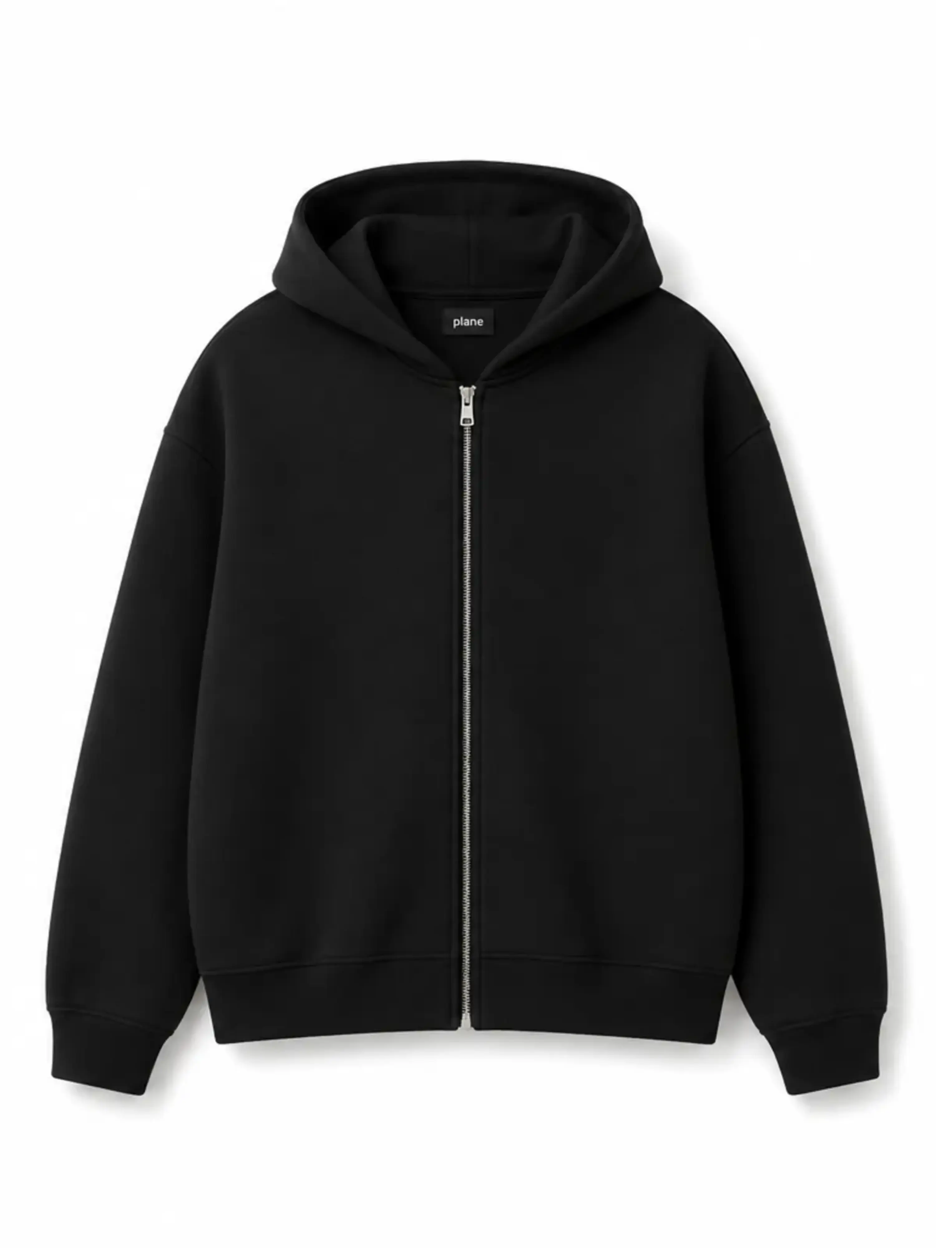 Scuba Zip Hoodie in Terminal Black